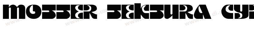 Motter Tektura Cyrilic字体转换
